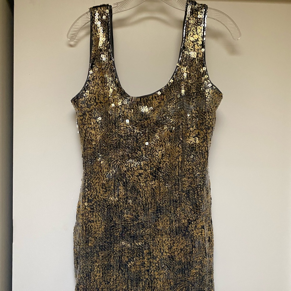 Gold Sequence Dress